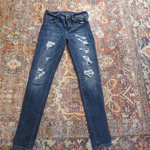 American Eagle Denim Ripped Jeans/Size: 4